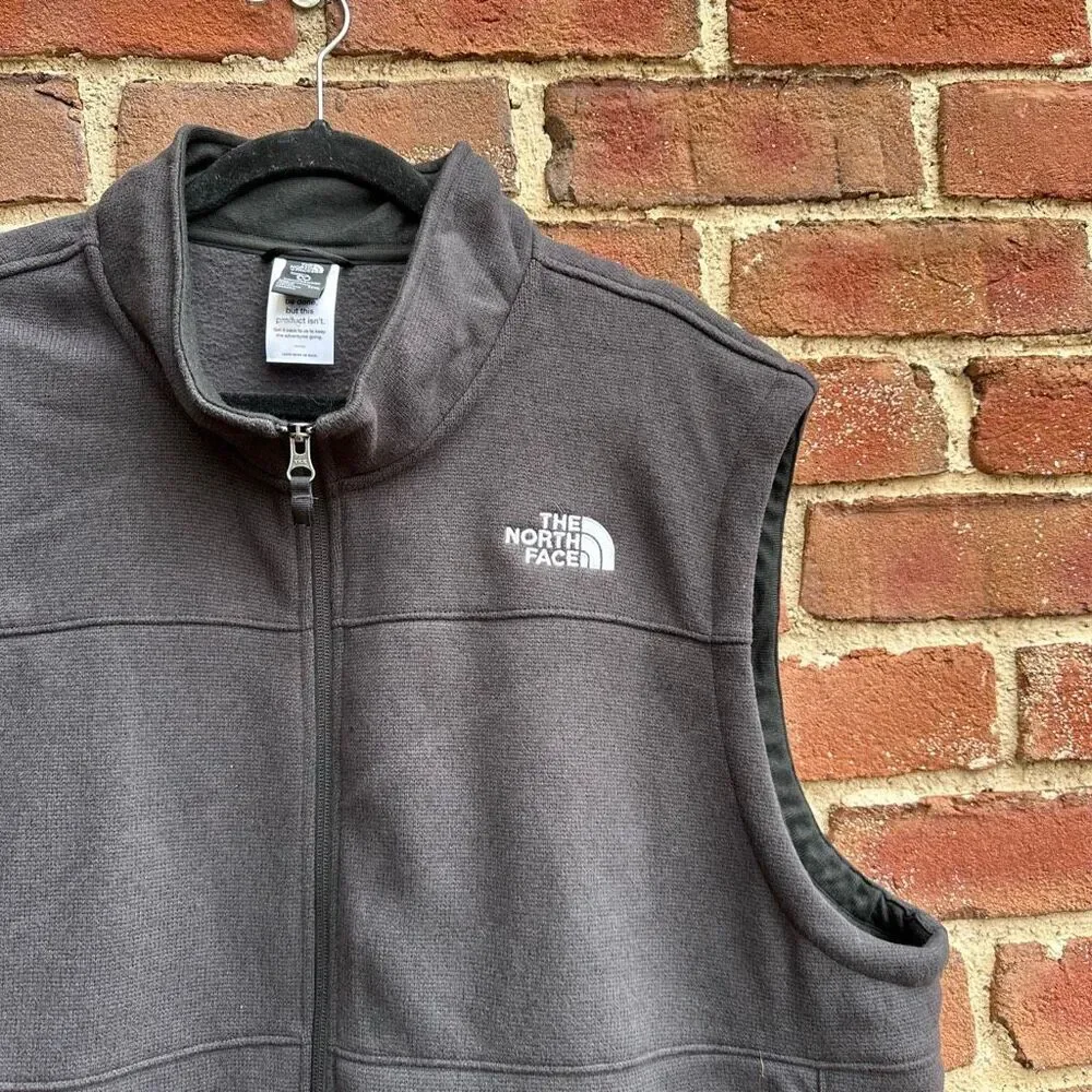 The North Face Gordon Lyons Fleece Vest Black Heather Men’s 3X NEW